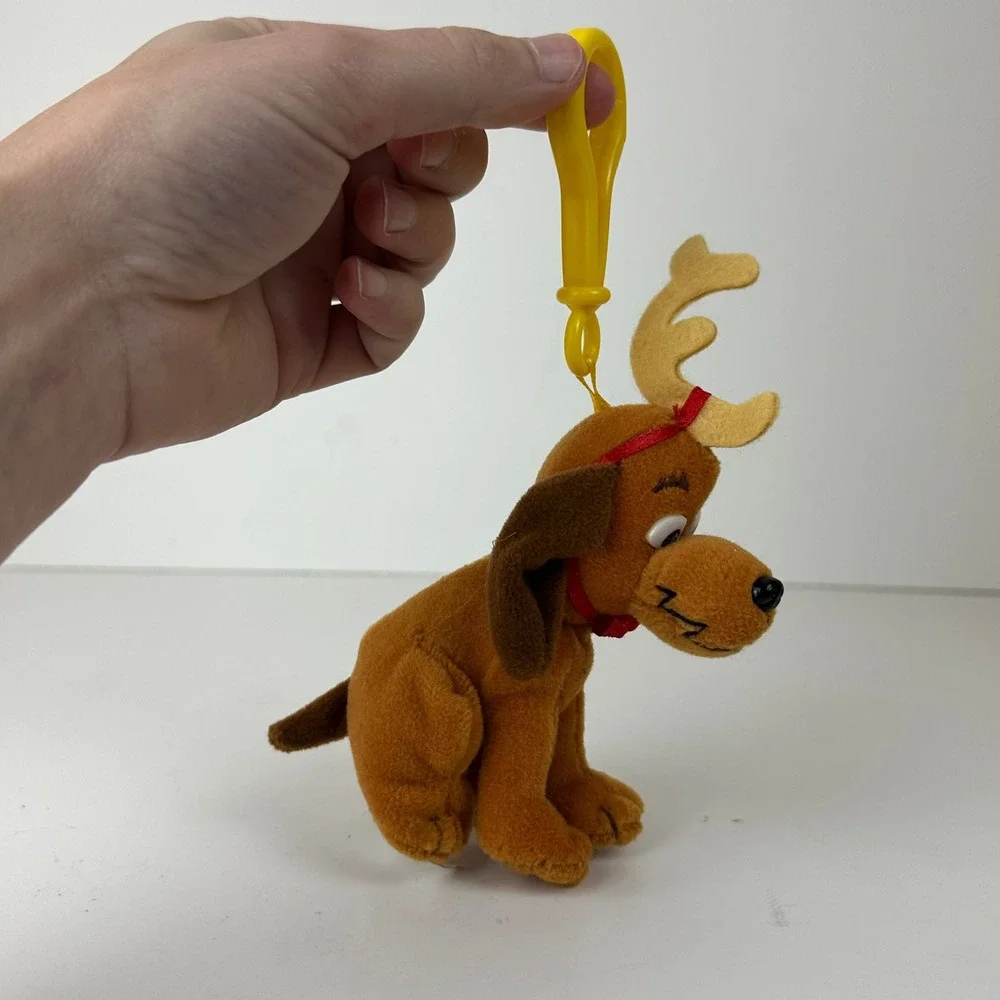 Dr Seuss Max the Dog Grinch Reindeer Keychain Hershey 2000 Vintage Bag Charm